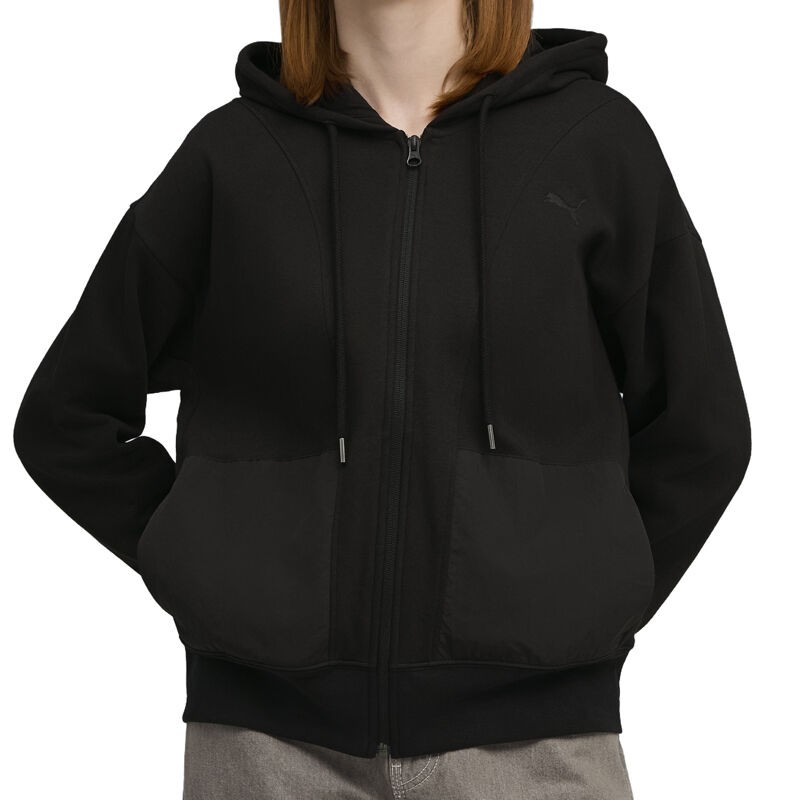 Puma Ženski duks Her, Sa kapuljačom, Crni