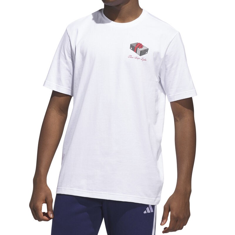 Adidas grafička maјica za muškarce, bela