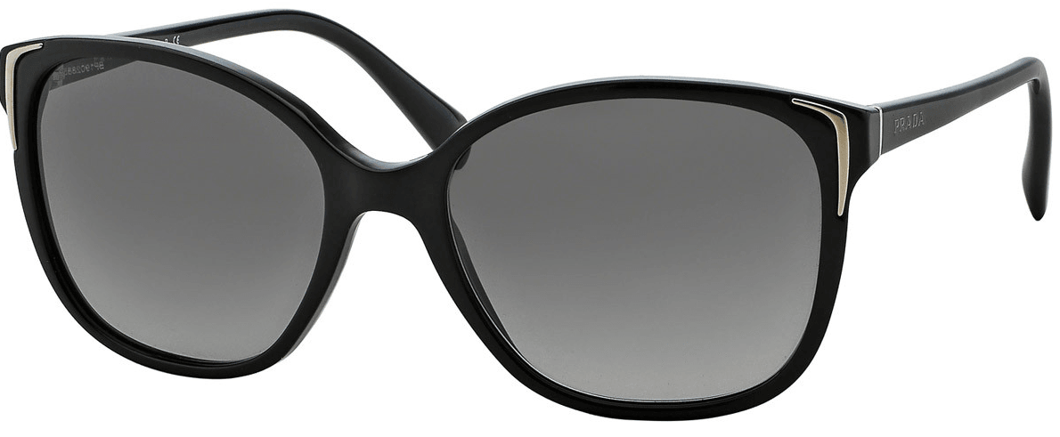 PRADA Ženske naočare za sunce 0PR 01OS1AB3M1 55, Crne