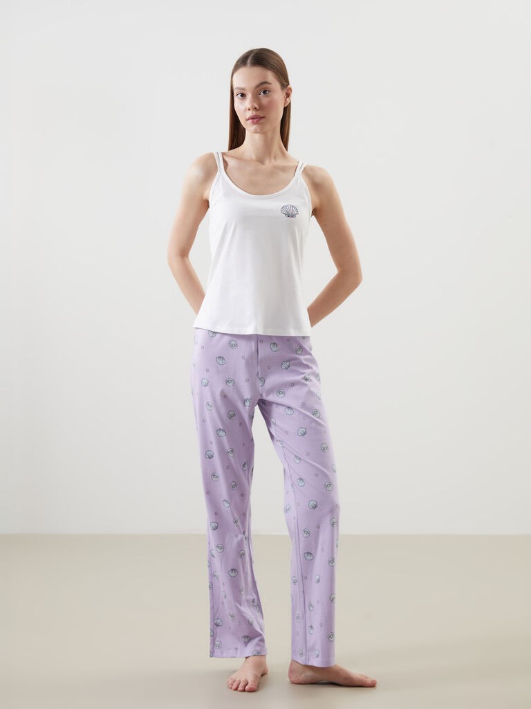 LC Waikiki Ženska komplet pidžama, S5ES90Z8-LSC, Lila