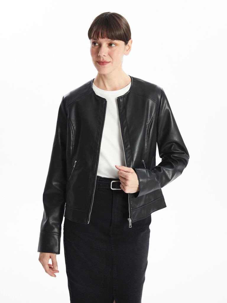 LC Waikiki Ženska jakna, S5BB19Z8-CVL, Crna