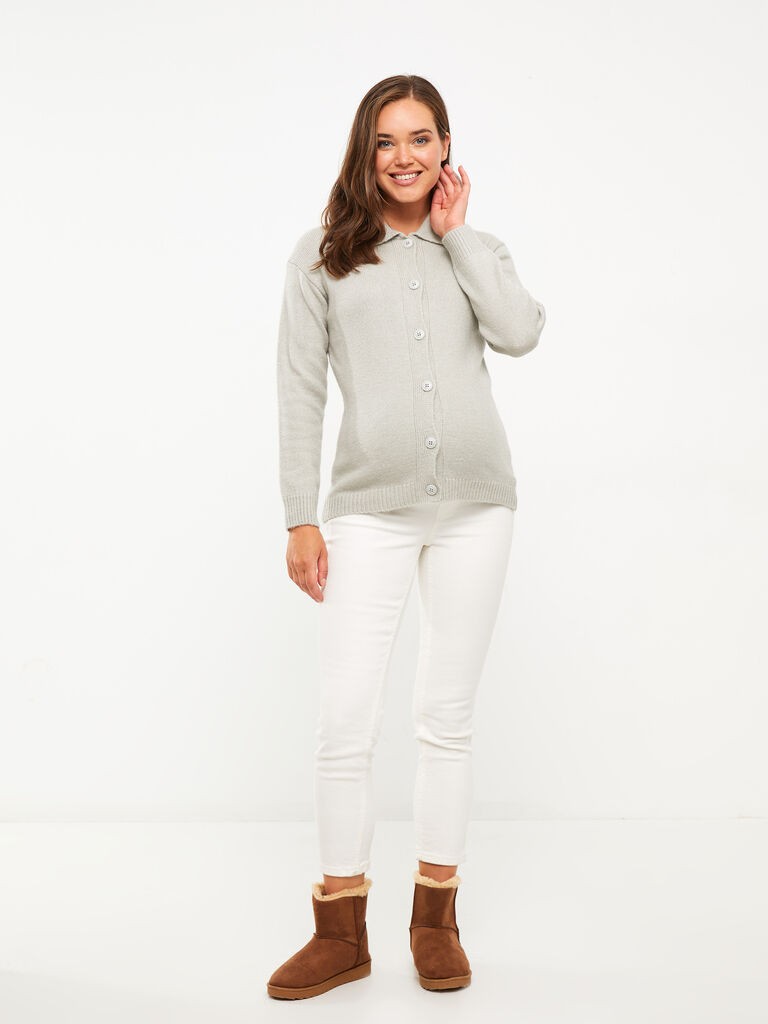 LC Waikiki Ženski kardigan, W2AE02Z8-LAL, Regular, Sivi