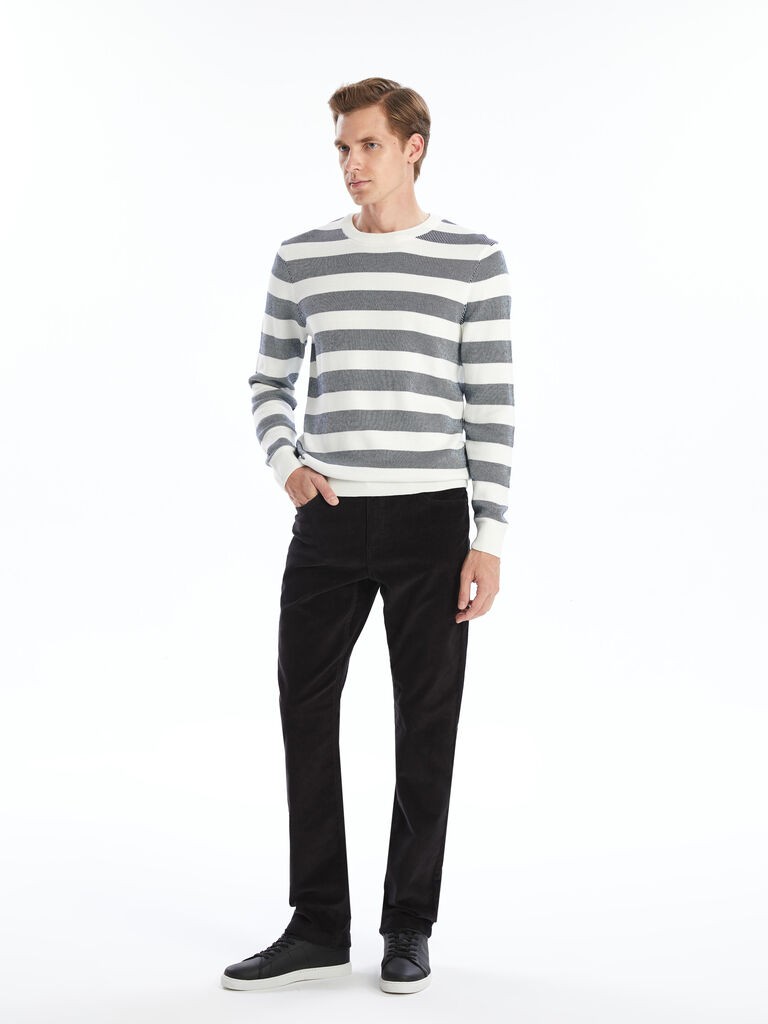 LC Waikiki Muške pantalone W4BN80Z8-CVL, Chino, Crne