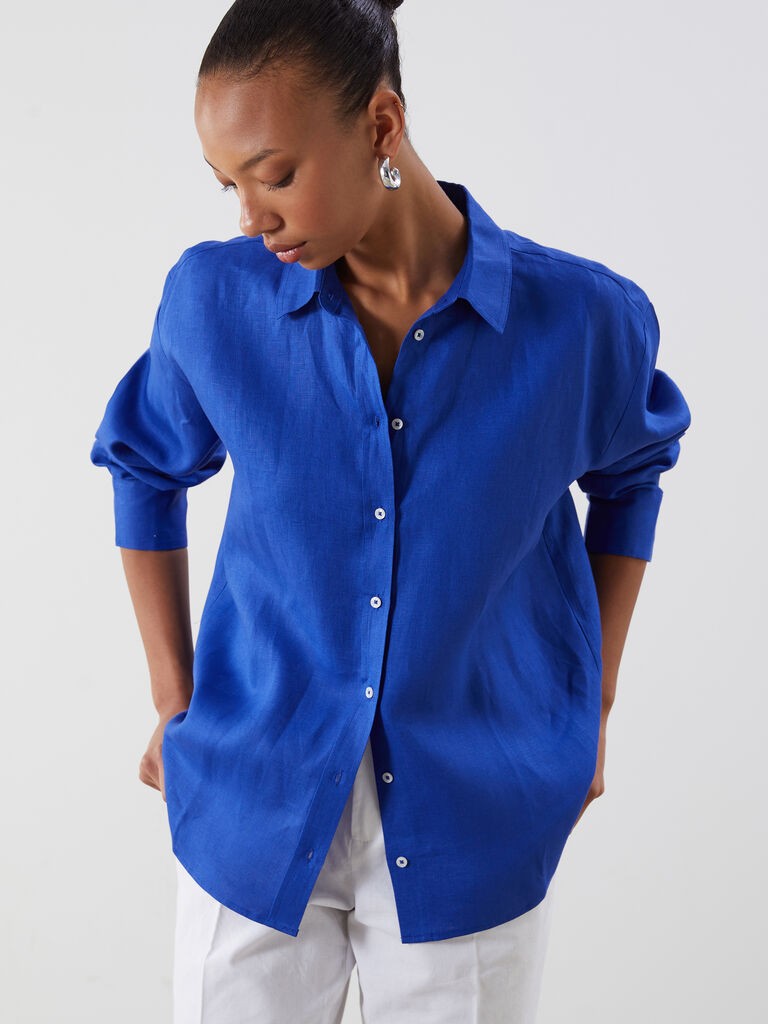 LC Waikiki Ženska košulja, S5K015Z8-R46, Regular, Plava