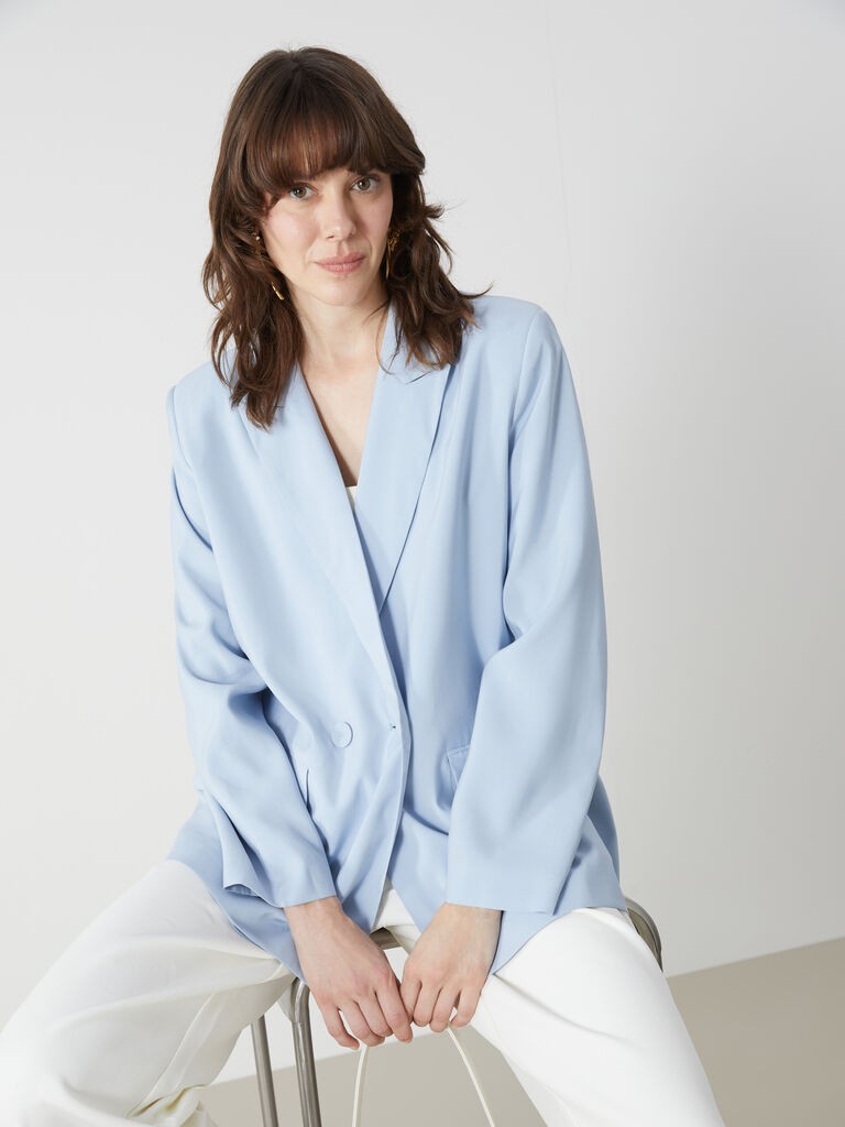 LC Waikiki Ženski sako, S5DJ37Z8-YWH, Plavi