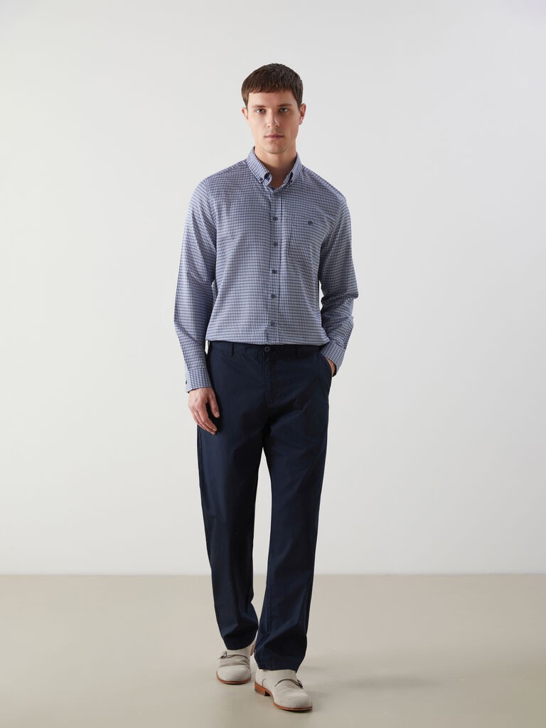 LC Waikiki Muške pantalone S53170Z8-KN7, Chino, Teget