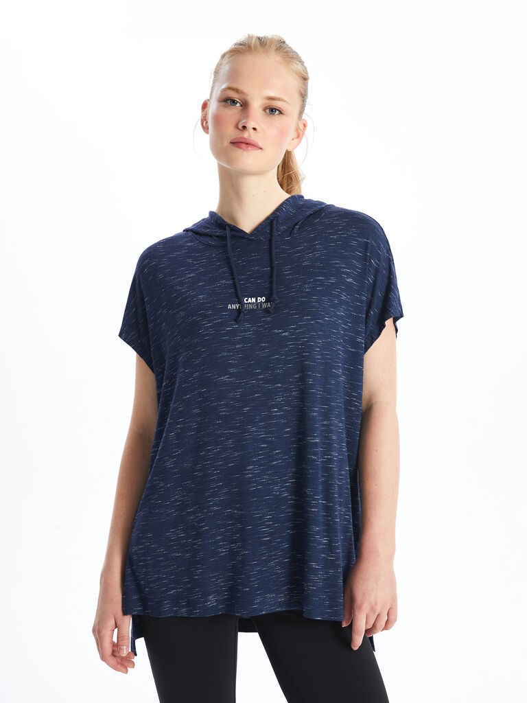 LC Waikiki Ženska majica, S1KB71Z8-RSY, Bez rukava, Teget