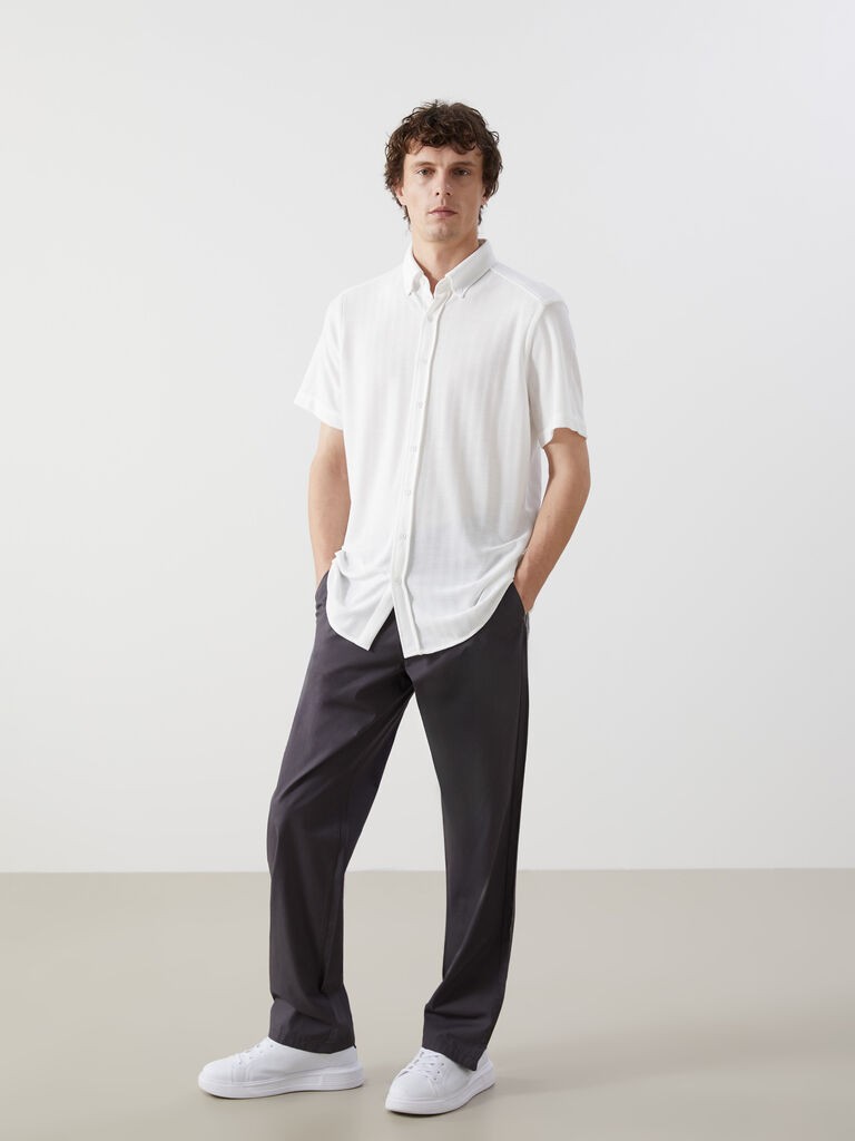 LC Waikiki Muške pantalone S53170Z8-JQN, Chino, Antracit