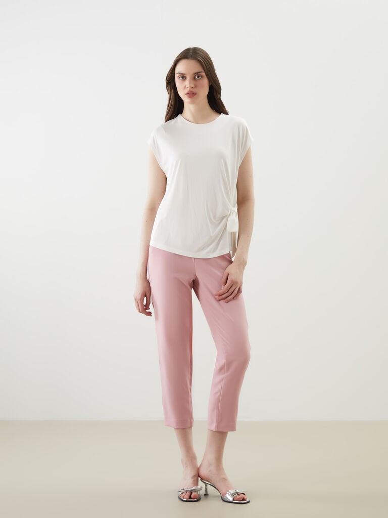 LC Waikiki Ženske pantalone, S5LA15Z8-FHR, Regular, Roze