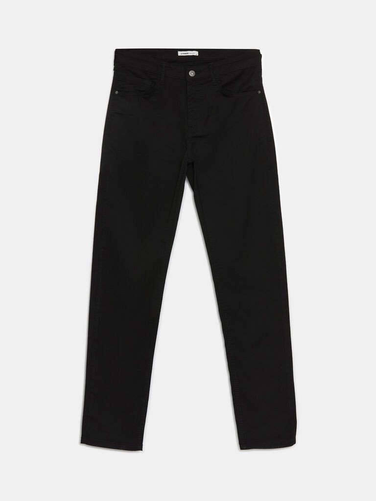 LC Waikiki Muške pantalone S5CV50Z8-CVL, Chino, Crne