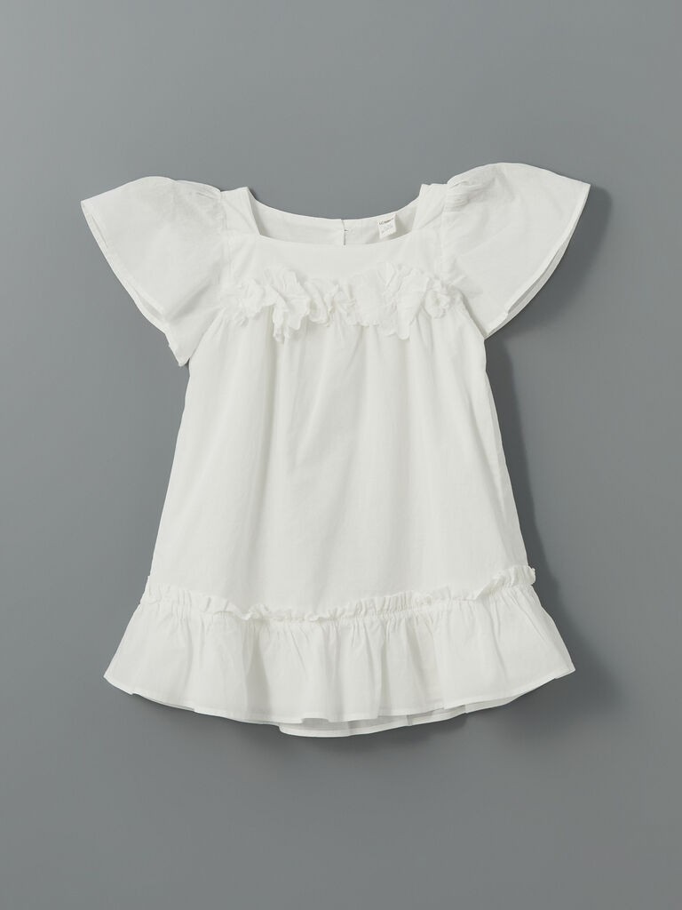 LC Waikiki Haljina za devojčice S5DJ12Z1-R9J, Kratki rukav, Bela