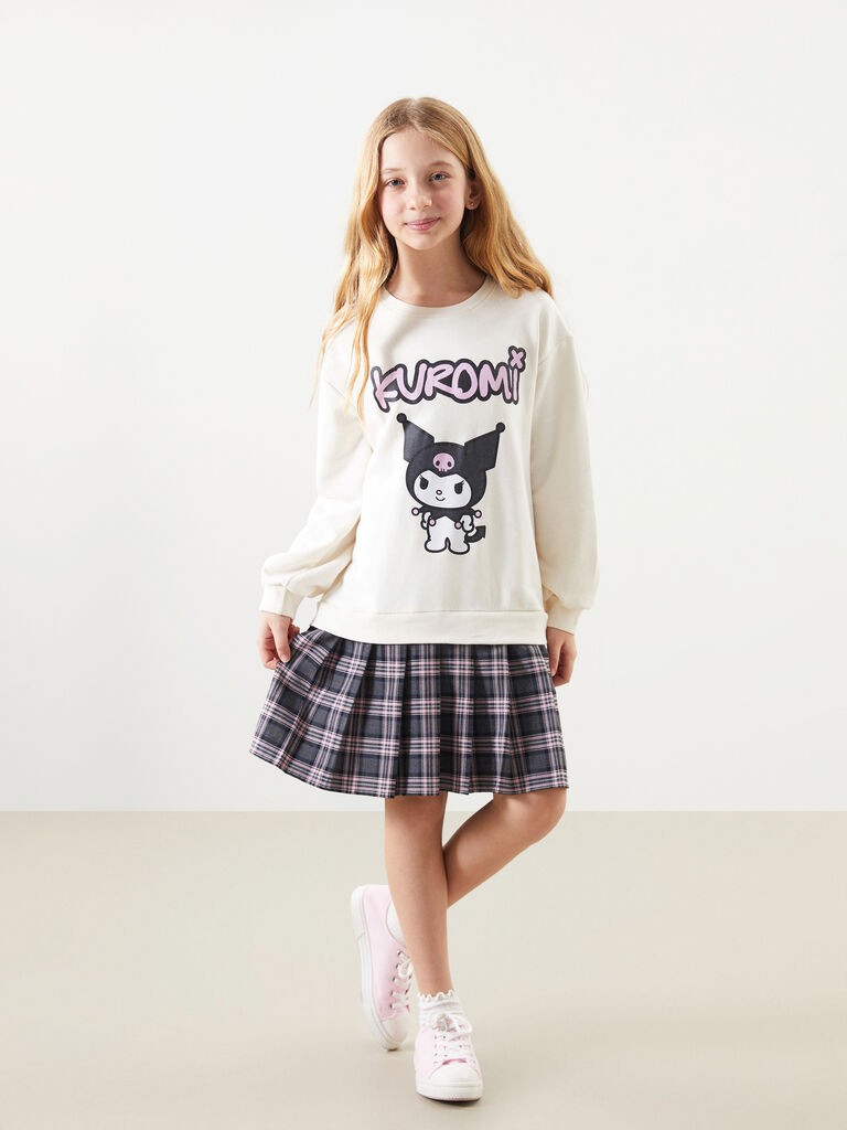 LC Waikiki Haljina za devojčice S5KO13Z4-FDJ, Dugi rukavi, Šarena