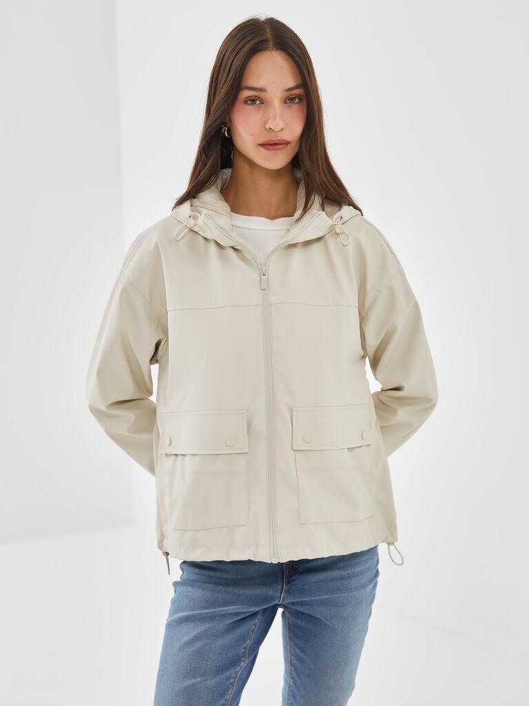 LC Waikiki Ženski mantil, S57982Z8-QKP, Regular, Bež