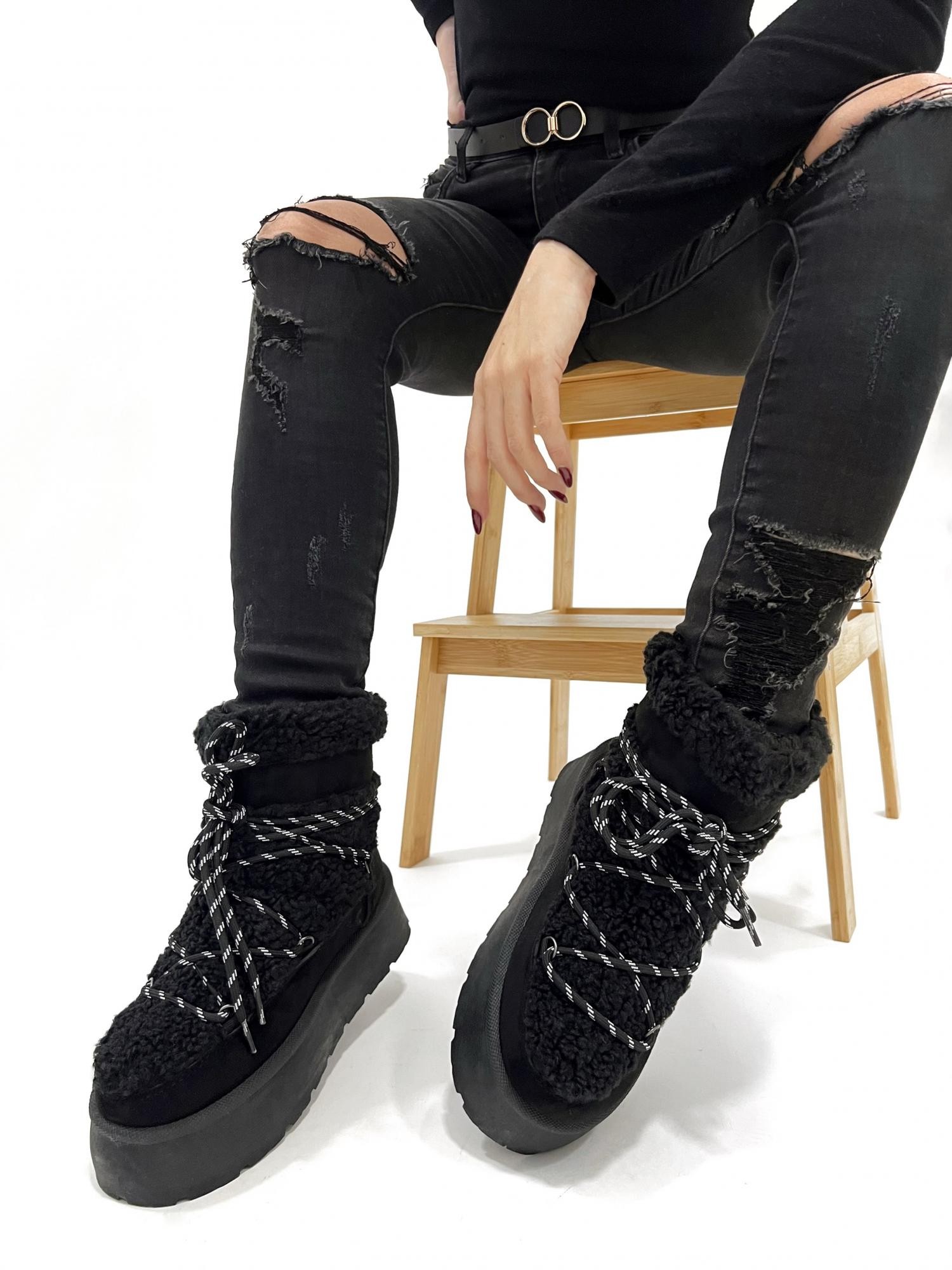 FEMMINA Ženske polučizme E720, Crne