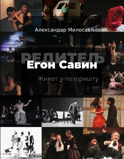 Egon Savin, reditelj  Život u pozorištu