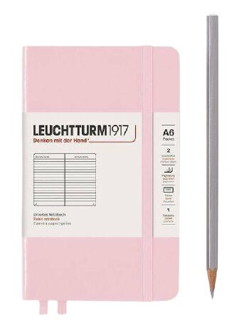 Amphora Agenda A6 Pocket, Leuchtturm, Hardcover, Powder, 185 PG Ruled, Svetloroza