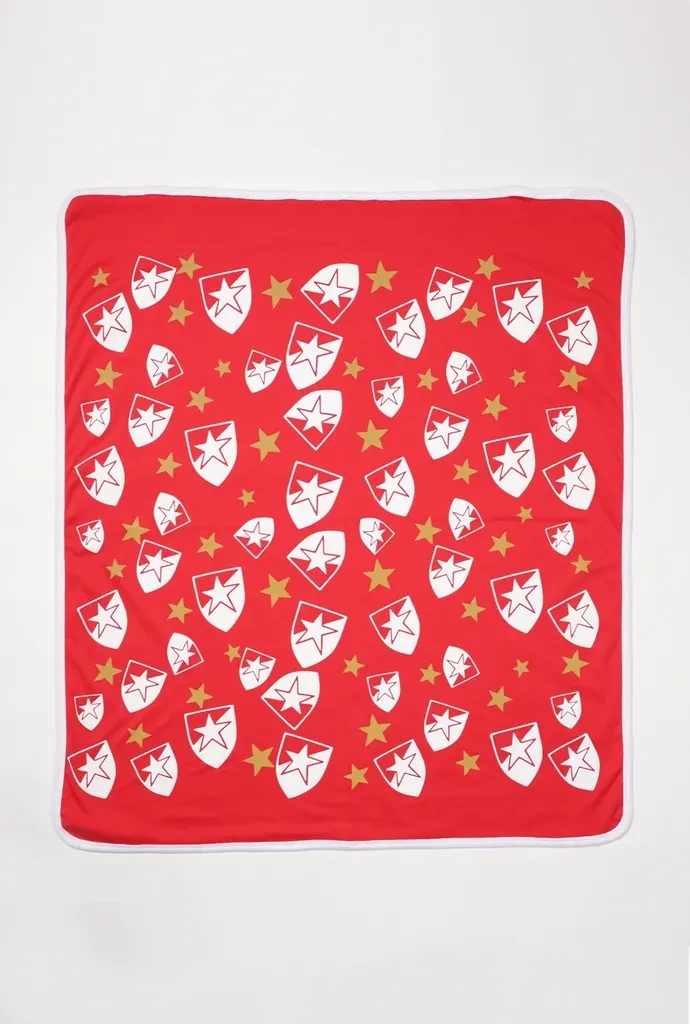 Stefan Prekrivač za bebe Crvena Zvezda  Interlok, 80X90 cm, Crveni