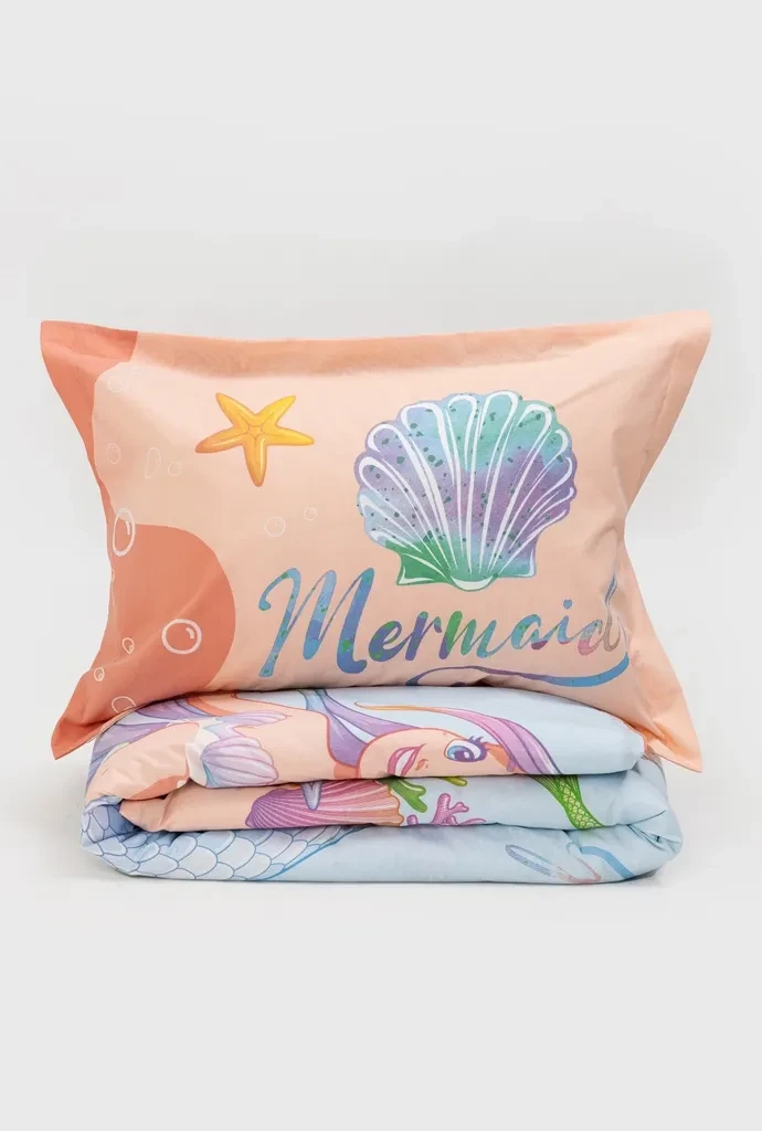 Stefan Dečija posteljina Sirena, 140 x 200 cm, Šarena