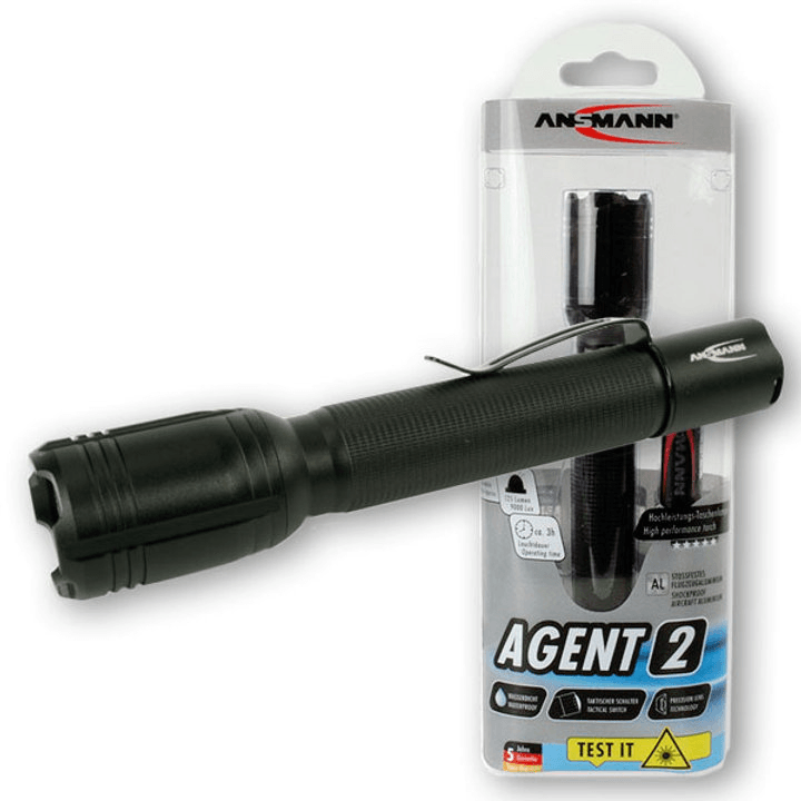 ANSMANN Baterijska lampa Agent 2, 9000lux