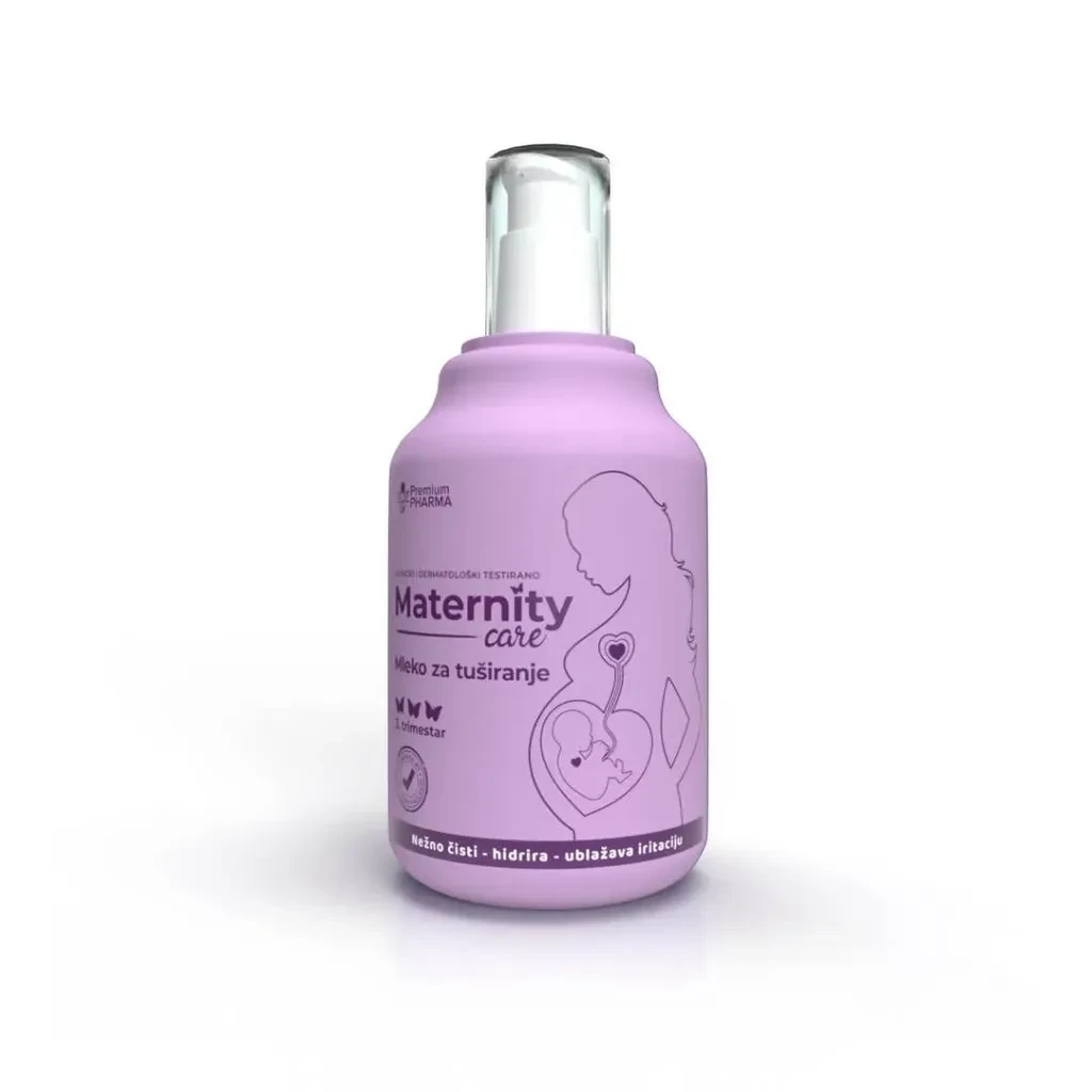 Premium Pharma Mleko za tuširanje Maternity Care, Treći trimestar, 350ml