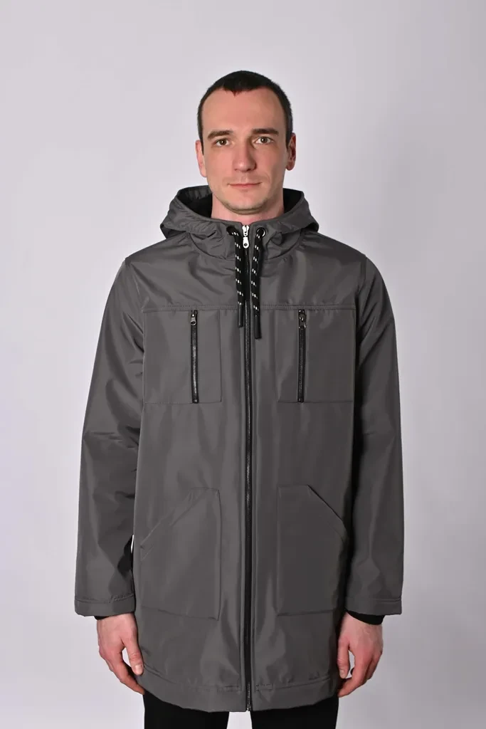 Rush Muška jakna, Vodootporna, Siva