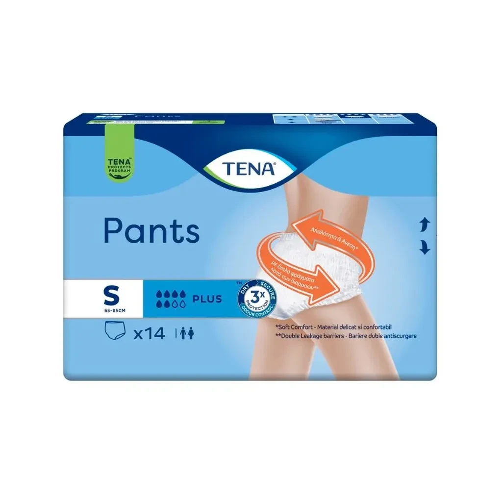 Tena Gaćice za inkontinenciju Plus S, 14 komada