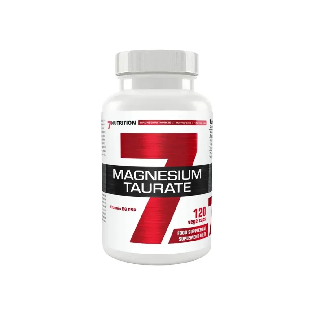 7 Nutrition Magnesium Taurate, 120 kapsula