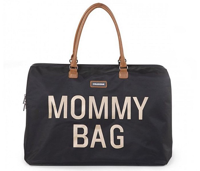 Childhome Torba za mame, Crno-zlatna