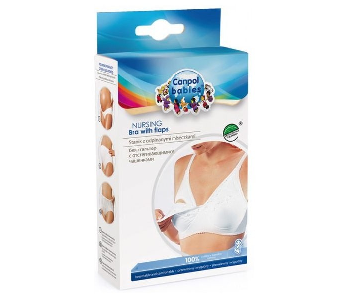 Canpol Babies Grudnjak za dojilje Classic, Beli