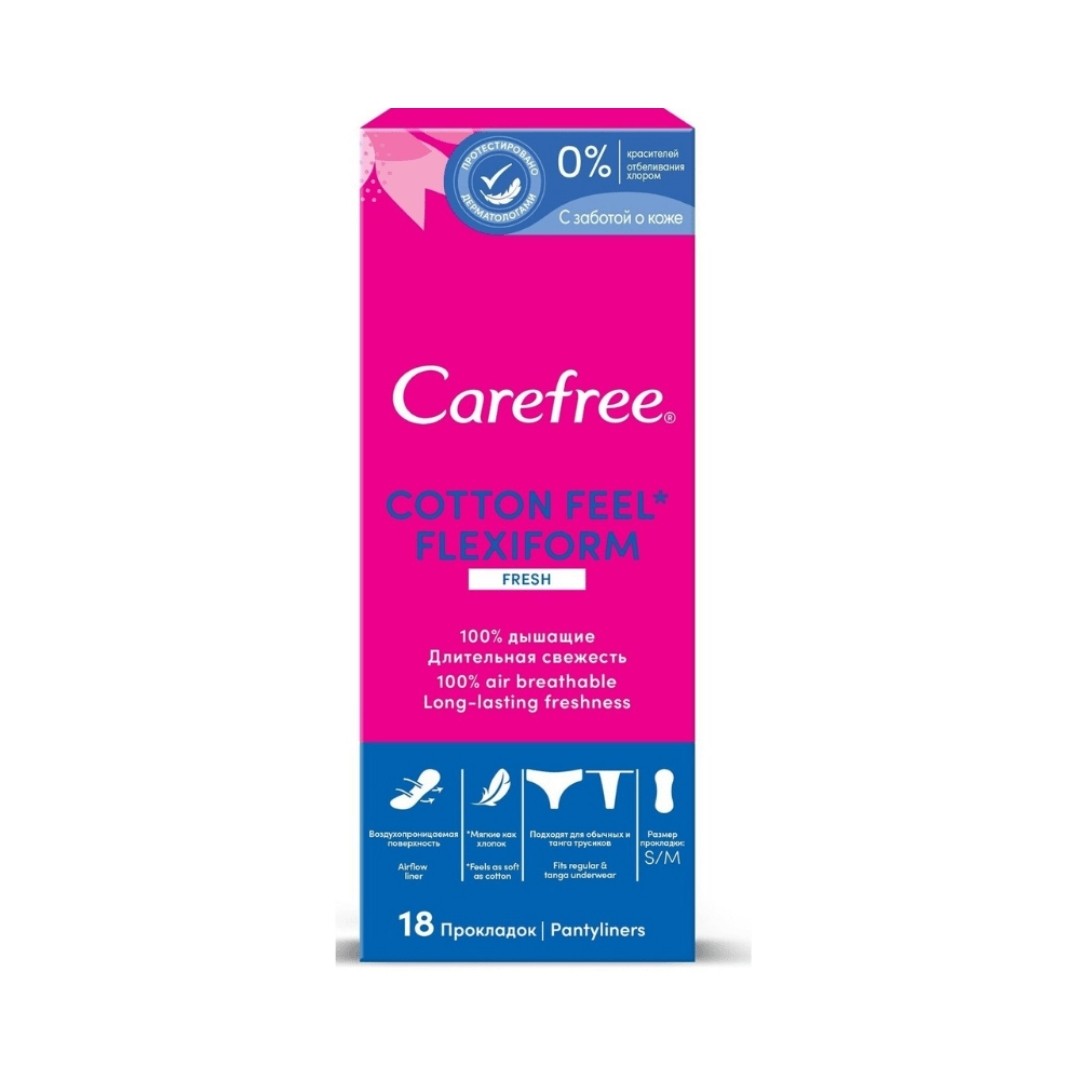 Carefree Dnevni ulošci Flexiform Fresh, 18 komada