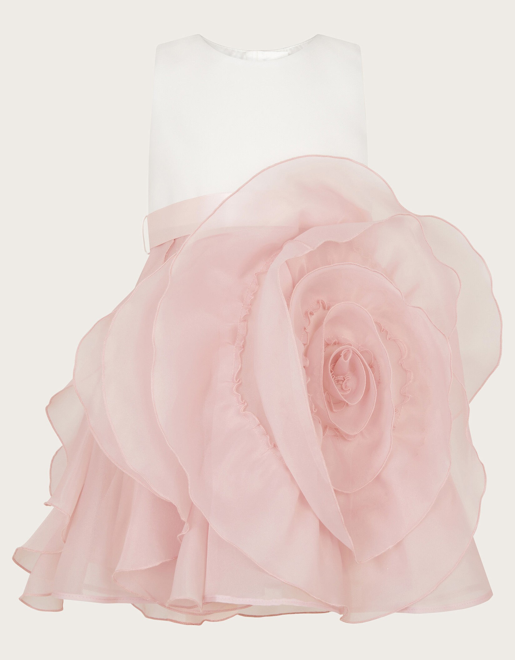 Monsoon Haljina za devojčice Organza Flower Canca, Roze