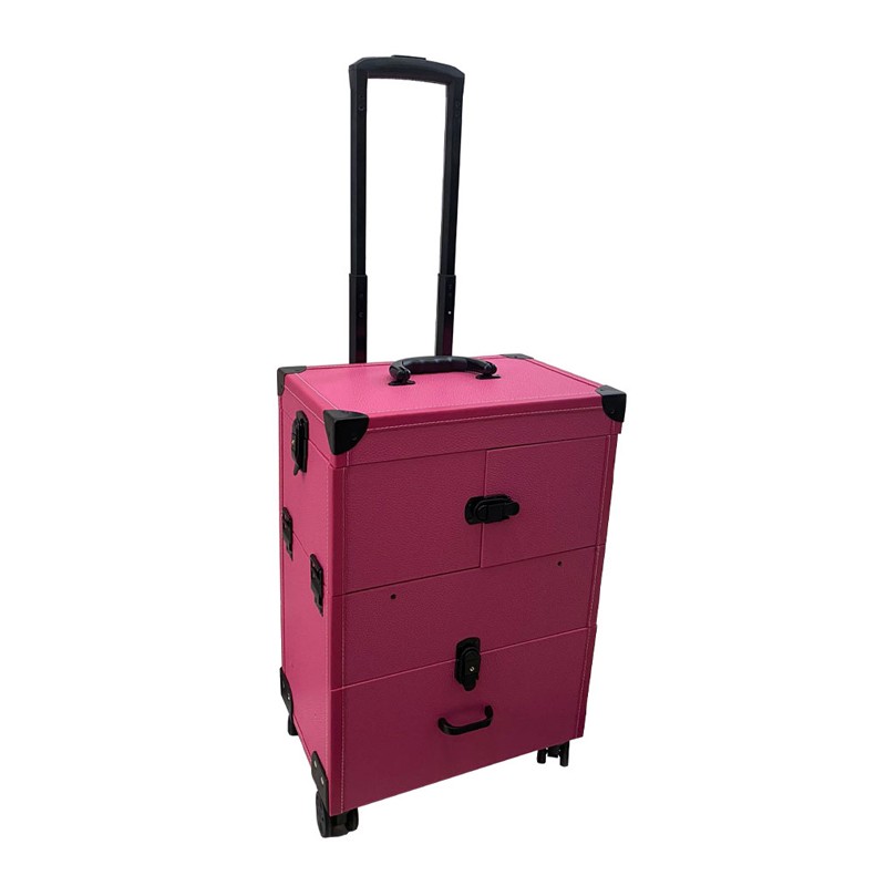 Kofer za šminku Large Rose, Roze