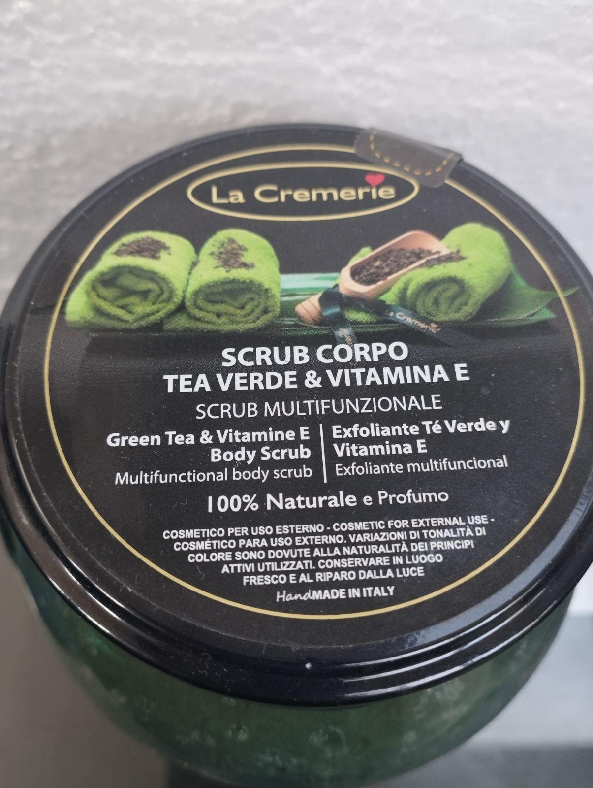 La Cremerie Piling za telo Greentea&Vitamine, 1kg