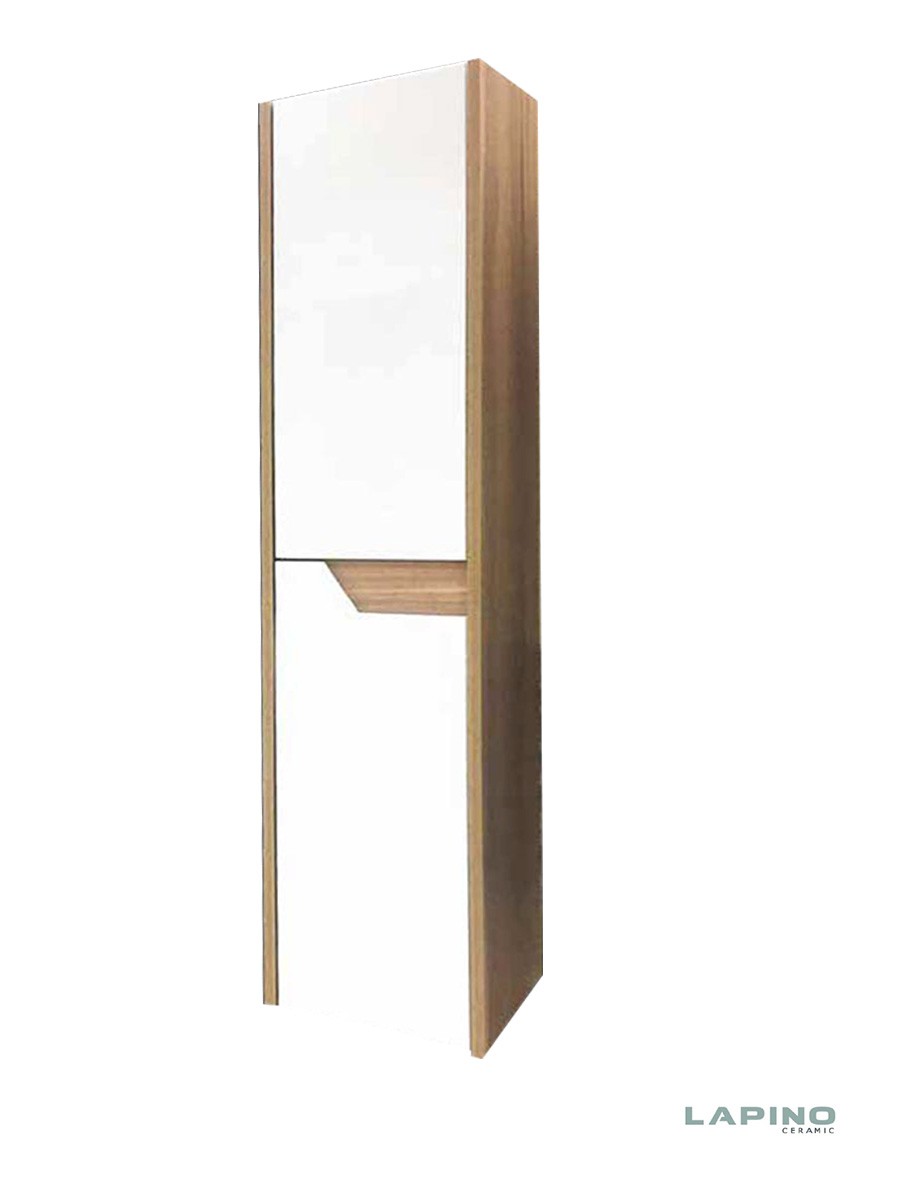 Lapino Ormar za kupatilo Etna 35x140cm Boja drveta, Beli