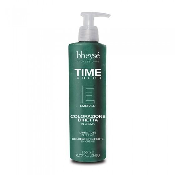 Bheyse Professional Time Color Polutrajna boja za kosu Emerald, 200 ml