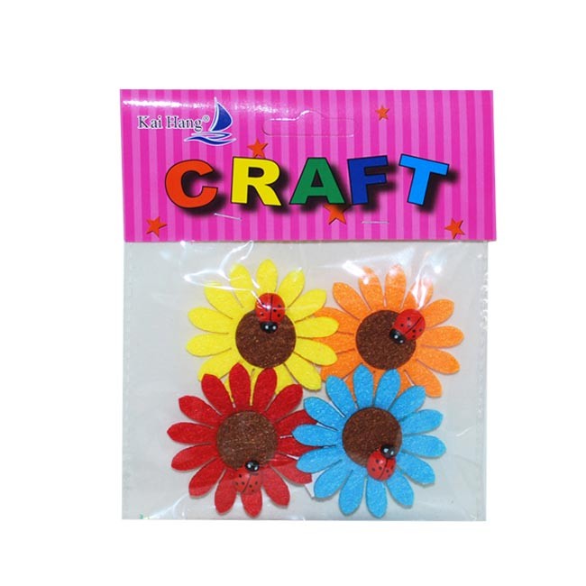 Kai Hang Craft Dekoracija Cvet sa bubamarom, 4 komada