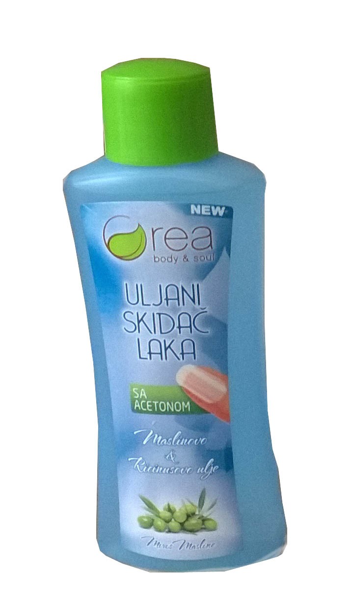 Orea Uljani skidač laka sa acetonom, 100ml
