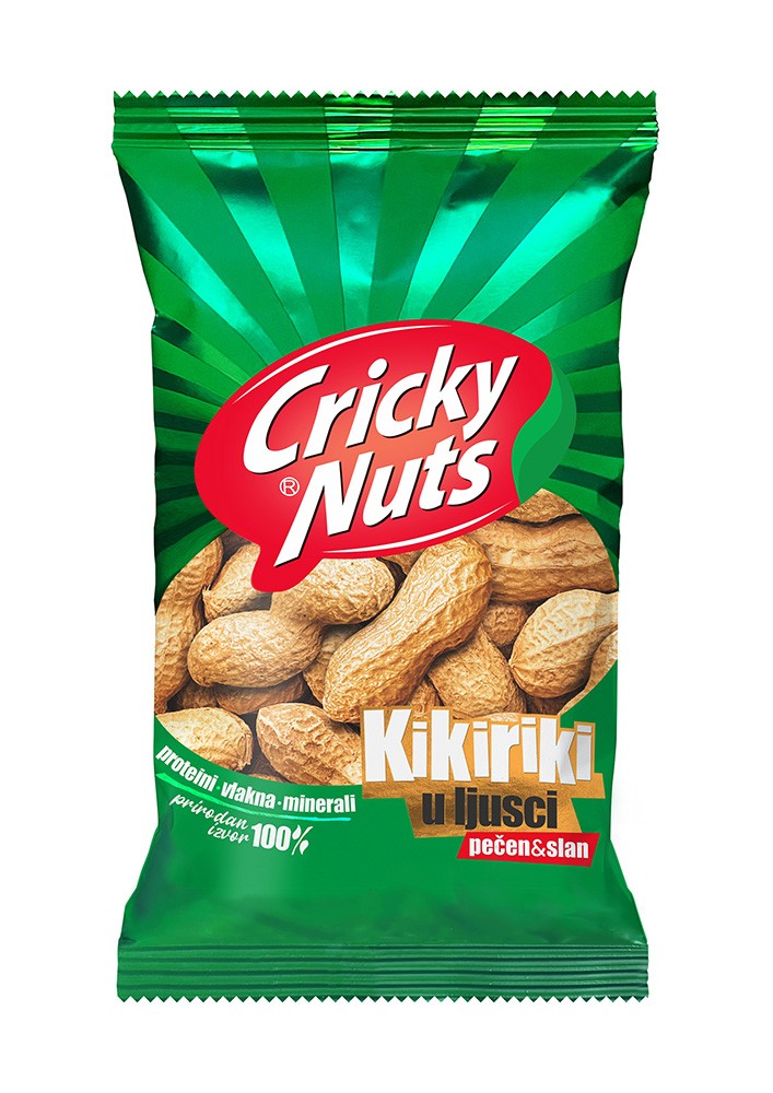 Cricky Nuts Kikiriki u ljusci, Pečeni i slani, 150g
