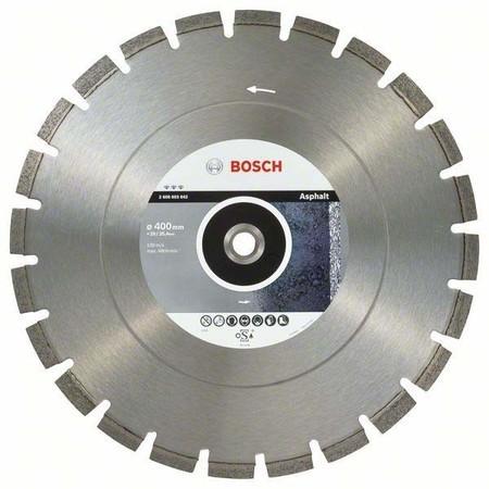 Bosch Dijamantska rezna ploča Best for Asphalt 2608603643, 450 x 25.40 x 3.6 x 12 mm