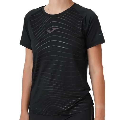 Joma Ženska majica Running Night Woman, Crna