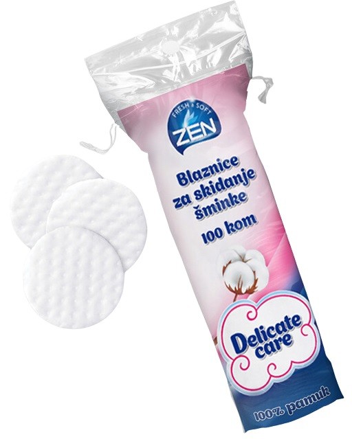 Zen Blaznice za skidanje šminke, 100 komada