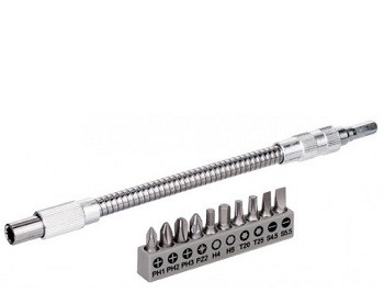 Bosch 11-delni set bitova sa metalnim fleksibilnim produžetkom, 200mm 2608522376