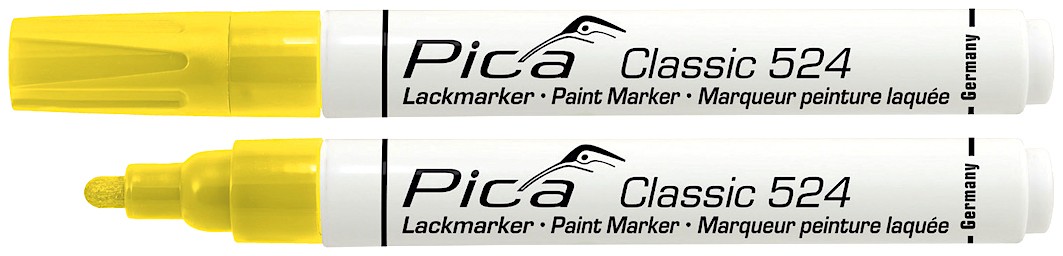 Pica Industrijski tečni marker Classic. Žuti