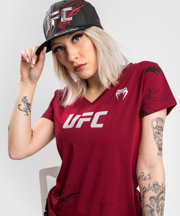 Venum Ženska majica UFC Authentic Fight Week 2.0, Crvena