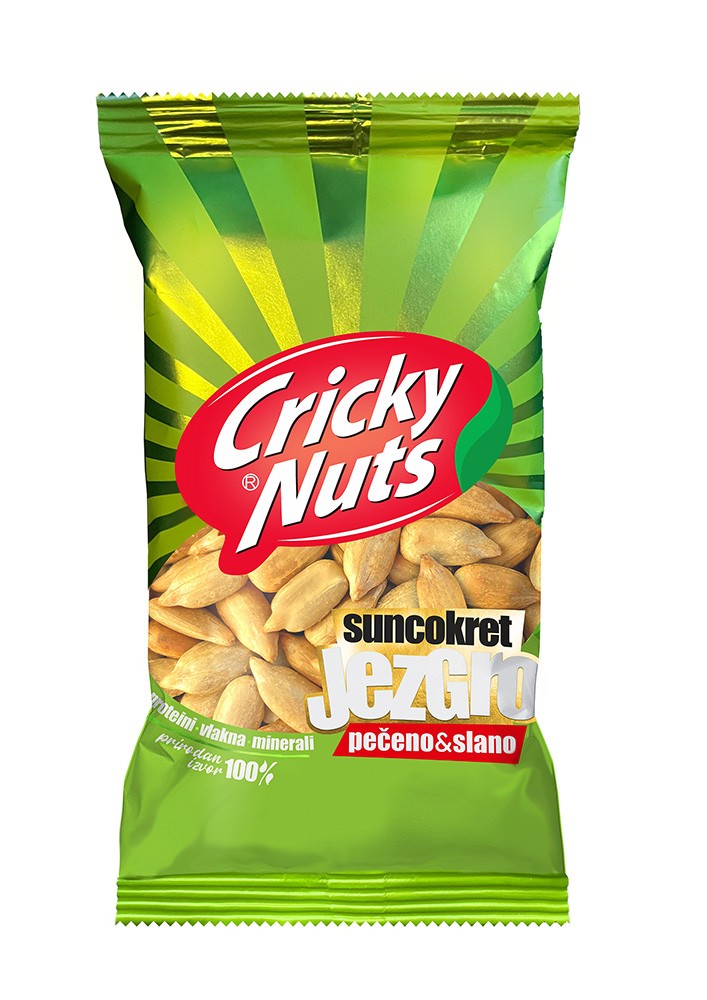 Cricky Nuts Suncokret, Oljušteni, Pečeni i slani, 100g