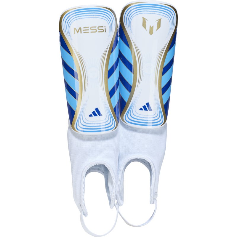 Adidas Kostobrani za dečake MESSI SG MTC J, Belo-plavi