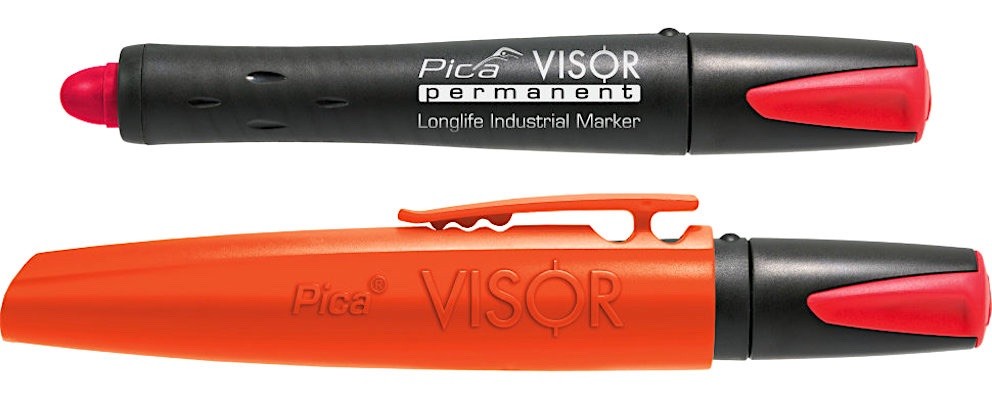 Pica Građevinski marker Visor, Crveni