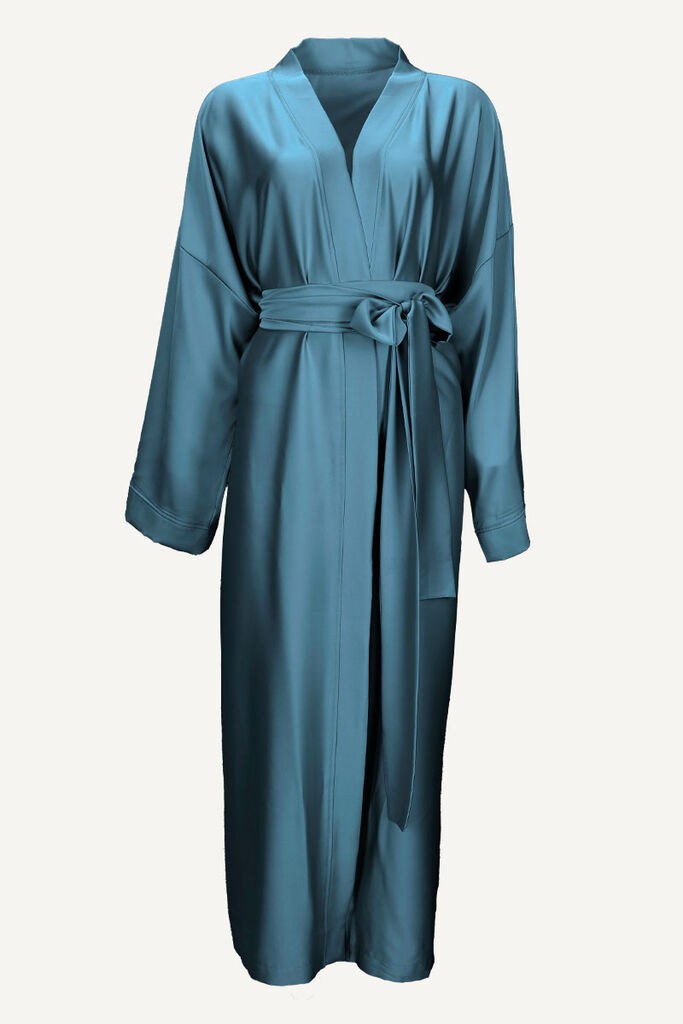 Ženski kimono Athena, Dugi, Plavi