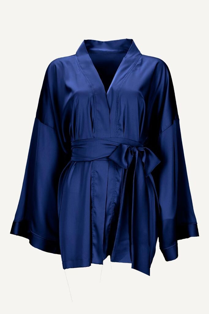 Ženski kimono Athena, Kratki, Tamnoplavi