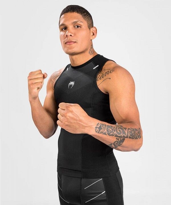 Venum Muška majica bez rukava Biomecha Rashguard, Crna